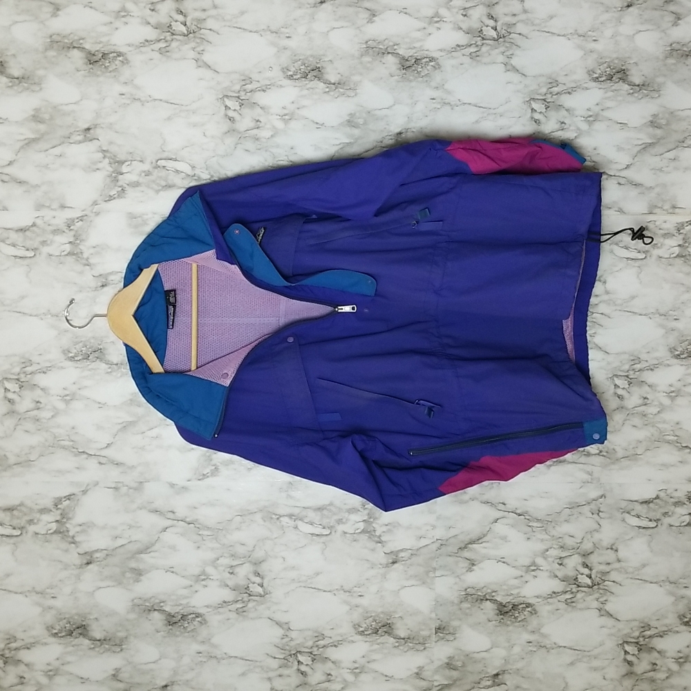 VTG 90's Patagonia Pullover Half Zipper Windbreaker Hood